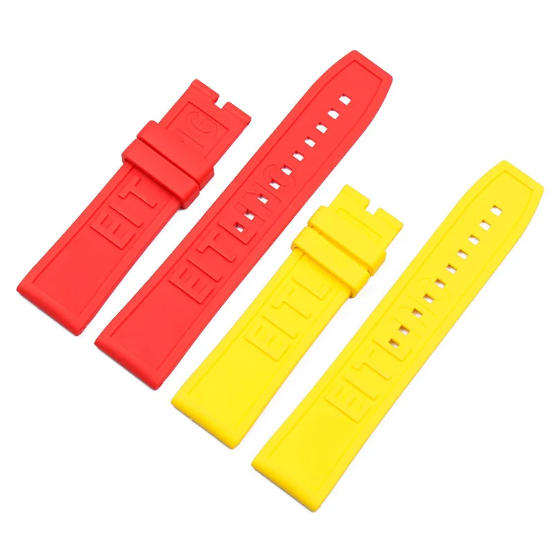 Силиконовый ремешок мужские аксессуары для часов 22 мм 24 Breitling занятий спортом на