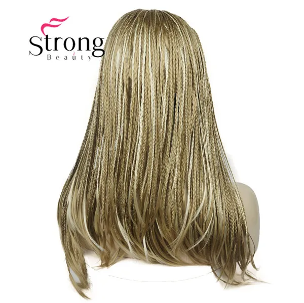 L16-613 StrongBeauty, длинный блонд, Плетеный, 3/4, оголовье, полный синтетический парик, коробка, косы, парик, покрытие, парики, цвет на выбор - Цвет: L16-613