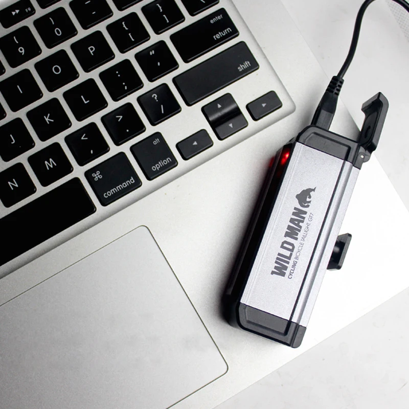 WILD MAN USB зарядка велосипедный задний фонарь для велоспорта долгий срок службы