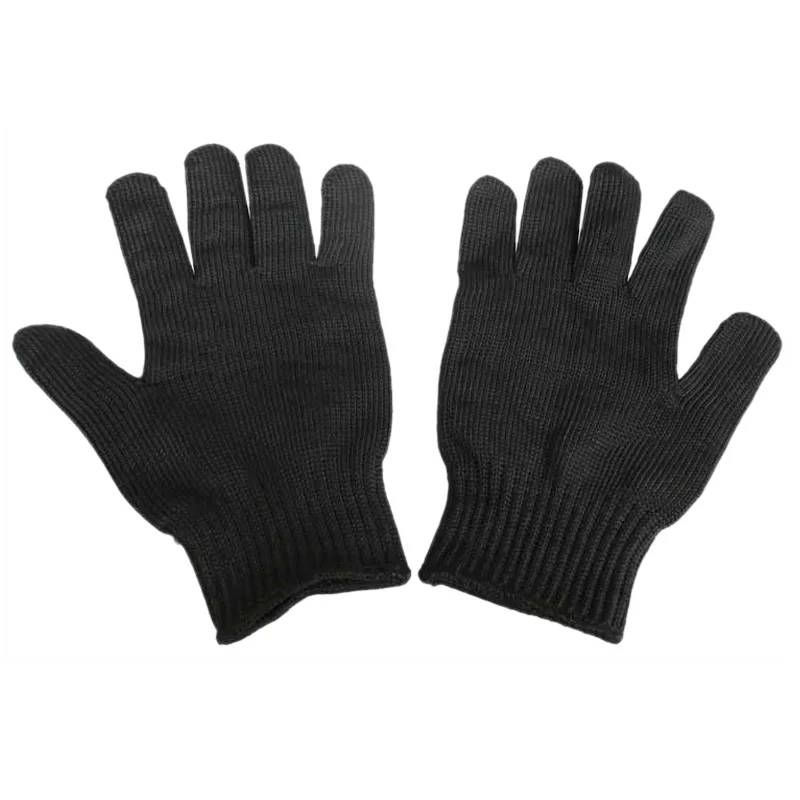 Черные перчатки с защитой от порезов для рыбалки на открытом воздухе защитные из