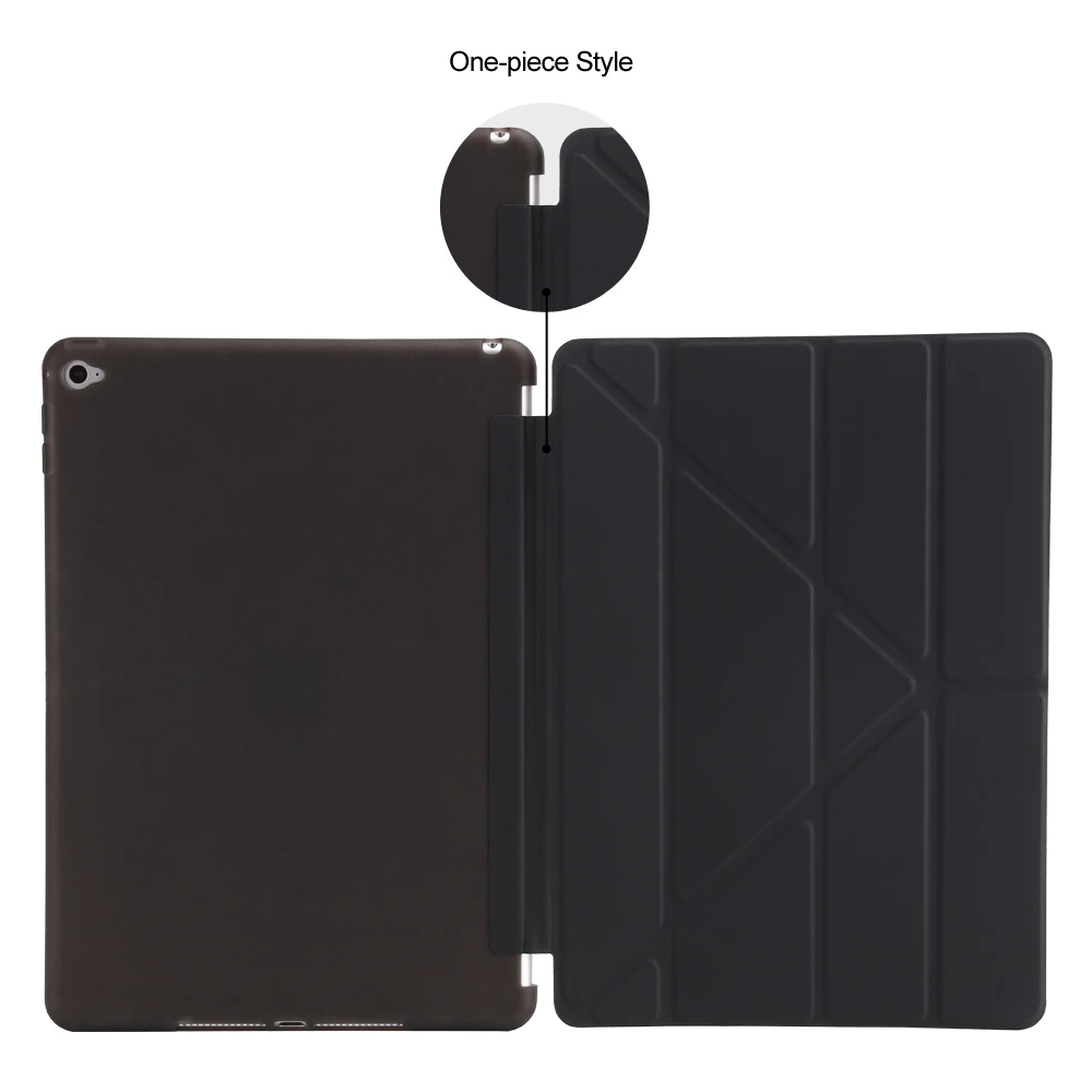 Умный чехол для Ipad Pro 10 5 Ультратонкий книжка из ПУ + ТПУ ipad 6 4 3 2 pro 9 7 Чехол iPad Mini 1
