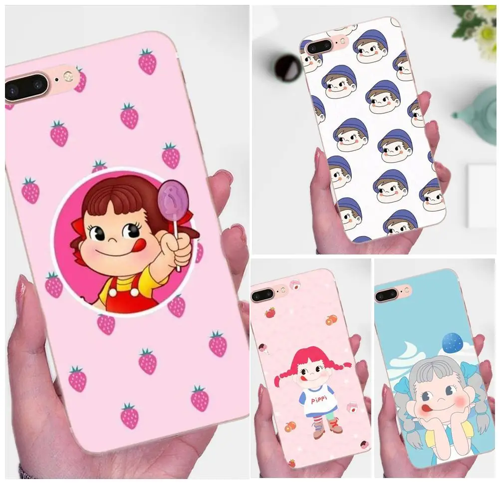 Peko Milky Boy And Girl леденцы для Huawei Mate 7 8 9 10 20 P8 P9 P10 P20 P30 Lite Plus Pro 2017 мягкие чехлы|Бамперы| |