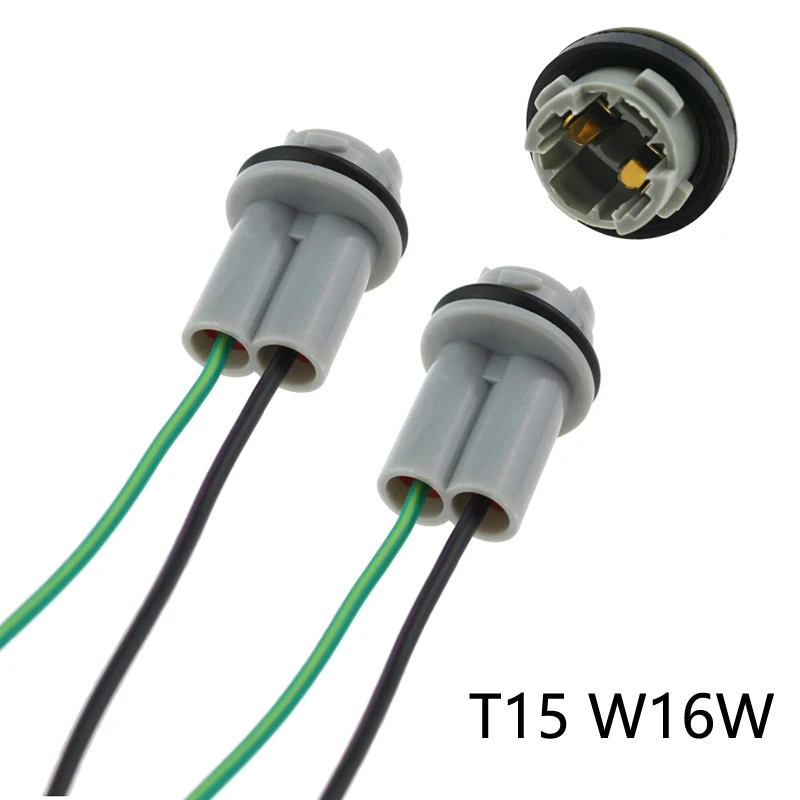Патрон для лампы Ba15s T15 W16W P21W 2 шт. патрон 1156 BAY15D P21/5 W светильник держатель адаптер
