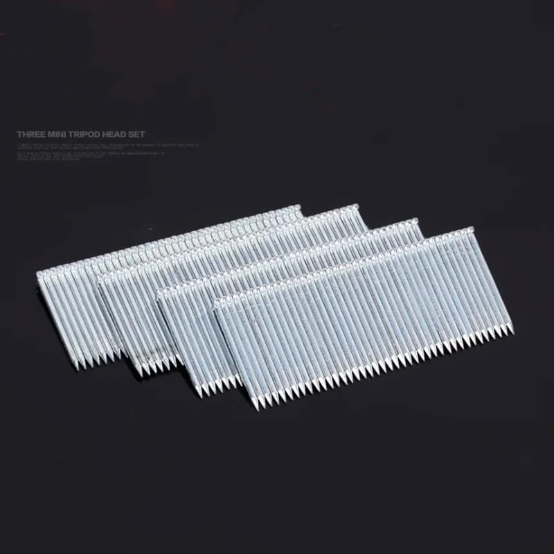 400 шт./упак. высокопрочные стальные Т-образные гвозди для бетона деревообработки