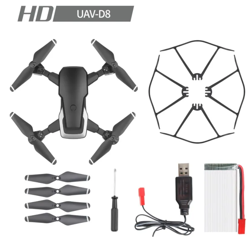 D8 rc Дрон с HD 1080P Wifi камера FPV Квадрокоптеры складной Радиоуправляемый вертолет