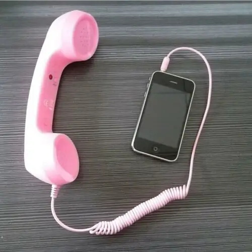 Высококачественный классический удобный телефон в стиле ретро мини-микрофон 3 5