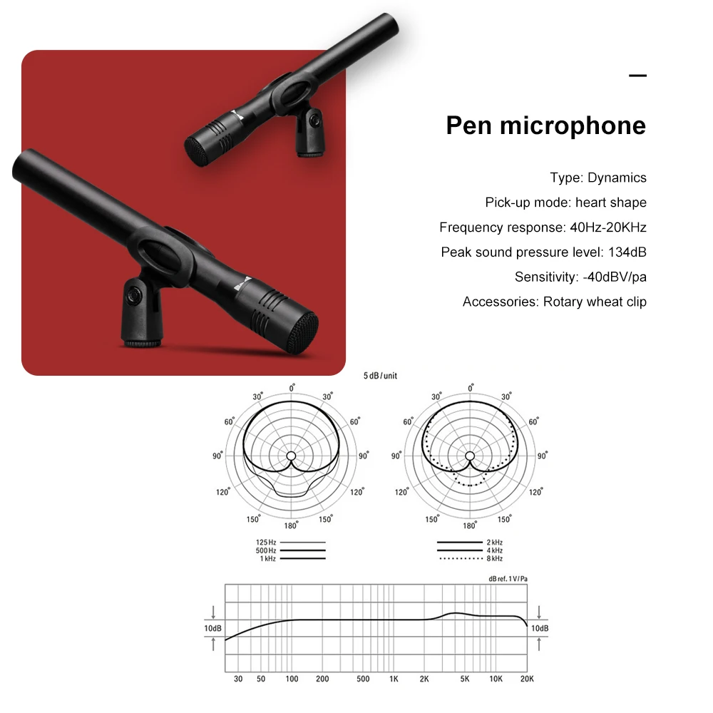 G MARK G7 7 кусочная Проводной динамический барабан Mic Kit (весь металлический) удар бас