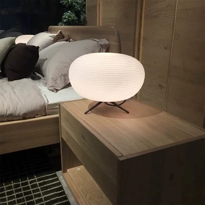Стиль Пост Модерн Foscarini ритуалов белый Стекло Led E27 Настольный светильник для
