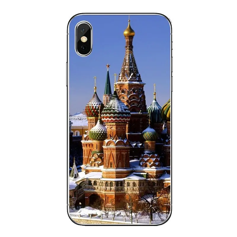 Soft Transparent Shell Covers City hdr Moscow Russia Kremlin For Motorola Moto X4 E4 E5 G5 G5S G6 Z Z3 G3 C Play Plus |