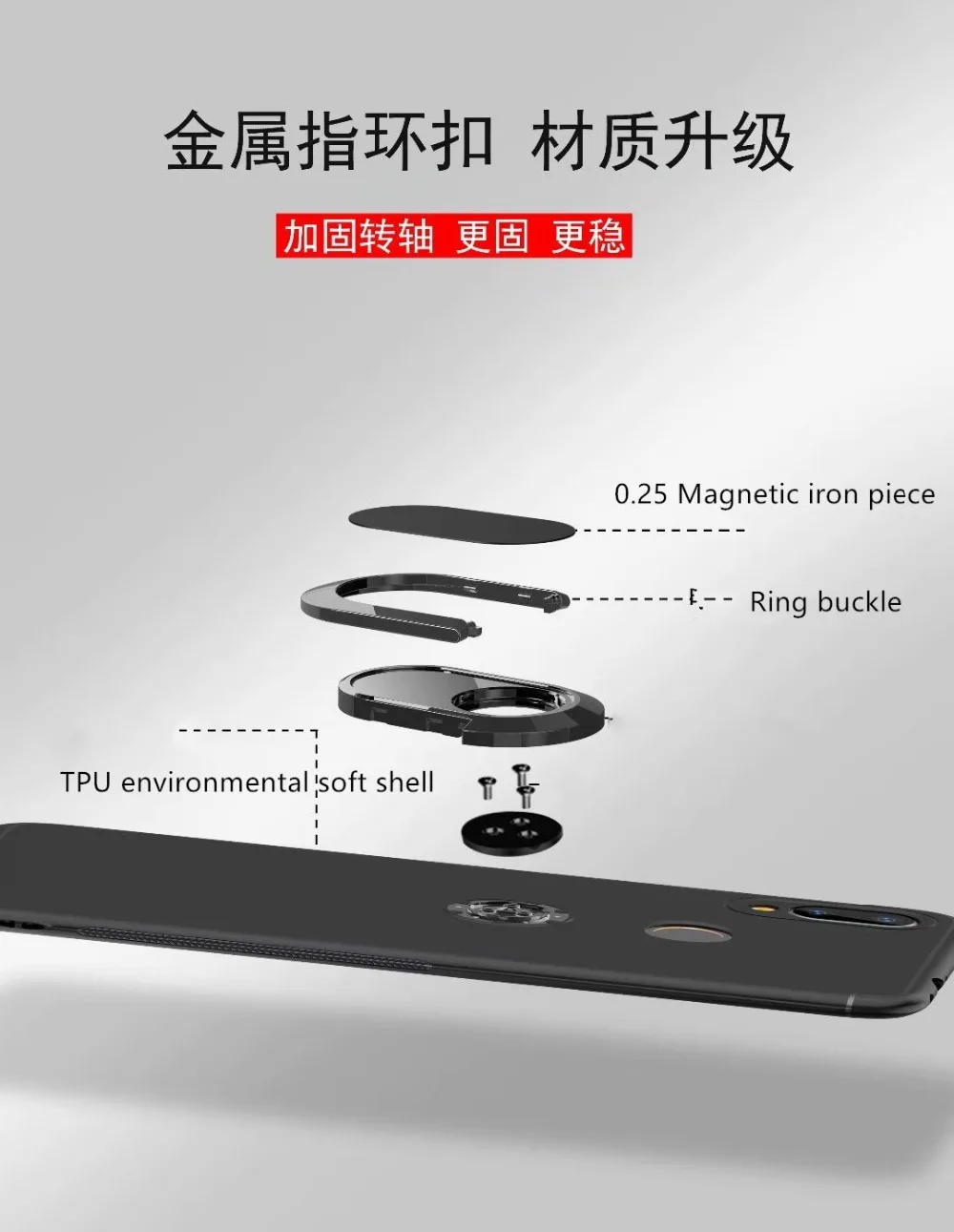 Роскошный автомобильный Магнитный защитный чехол из ТПУ для Huawei P20 Pro Lite Mate 20 10 9 Nova