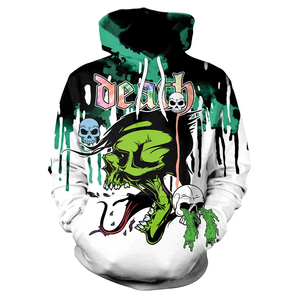 B101-078 Новинка 065 Ouija Yes or NO Destiny толстовка с капюшоном и принтом Tie Dye Femme Повседневная Свободная Мужская Женская толстовка с карманом - Цвет: B101-078