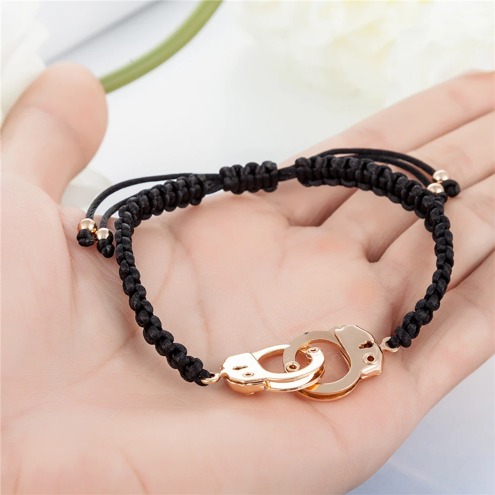 2 шт. Лидер продаж ручной работы плетеный Пара Серебряный браслет наручные