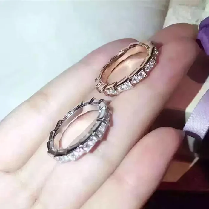Дизайнерское модное 925 пробы Серебряное ювелирное изделие 3а вечерние кольца с кубическим цирконием