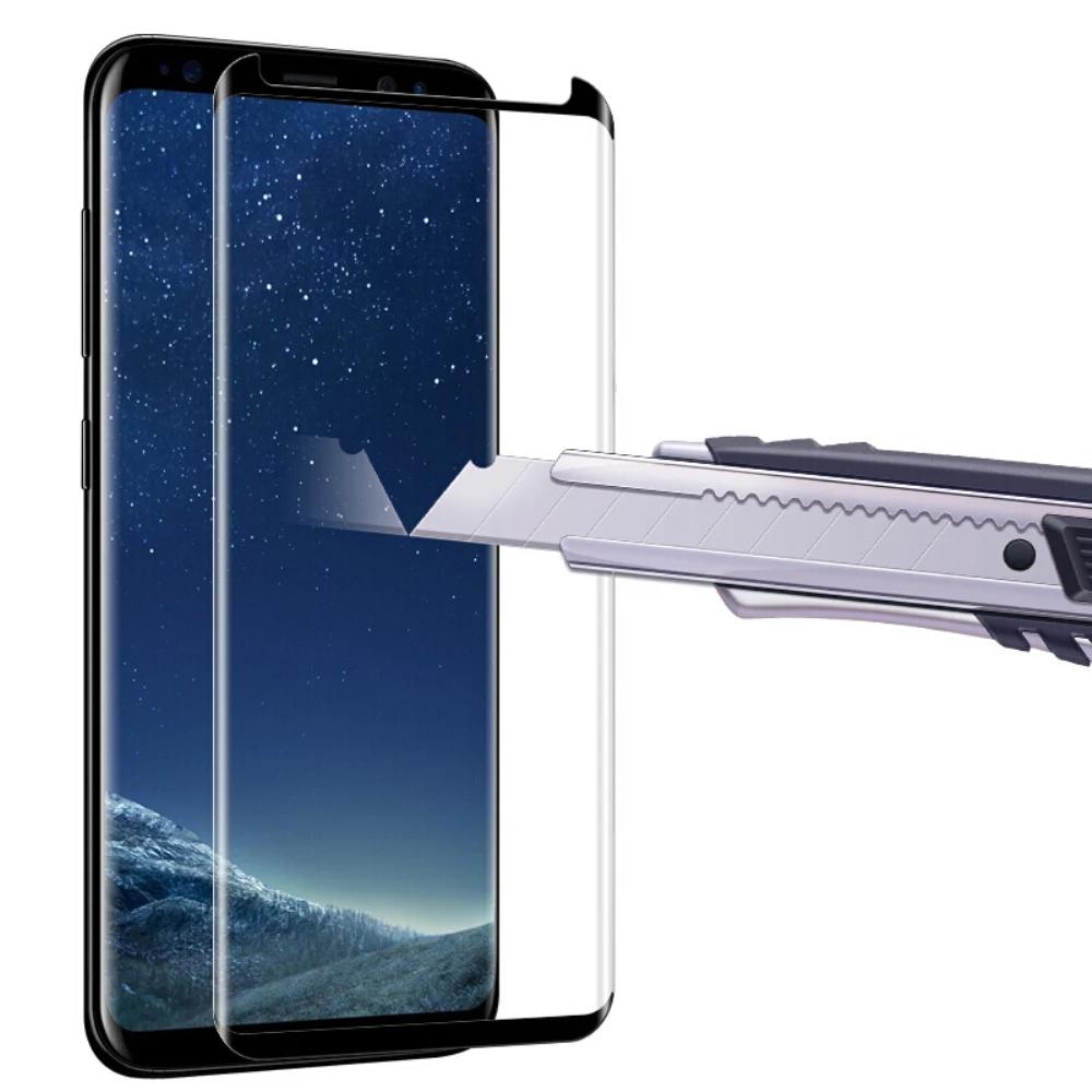 NOTE8 Full Glue/ Adhesive glass Screen Protector For Samsung GALAXY Note8 S9 S9PLUS S8 PLUS S8PLUS 3D Tempered Glass film | Мобильные
