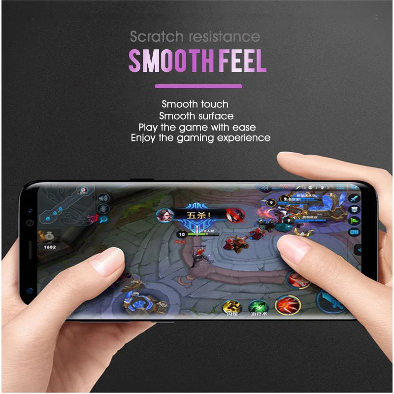 40D полностью изогнутое закаленное стекло для samsung Galaxy S9 S8 Plus Note 9 8 Защита экрана для samsung S7 S6 Edge S9 защитная пленка