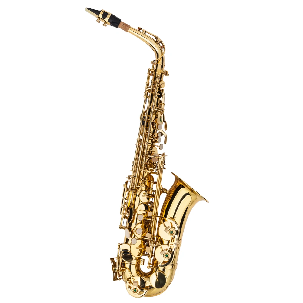 Профессиональный чехол для саксофона Eb Alto Sax с золотым покрытием и аксессуарами