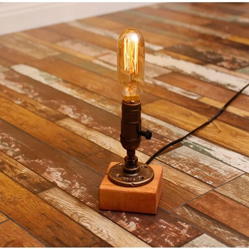 Винтажная настольная лампа в стиле ретро для кофейни 40 Вт 220 В|desk light|desk lamplight desk |