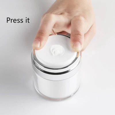 6 упаковок пустой безвоздушный многоразовый колпачок для сыворотки 1 унция