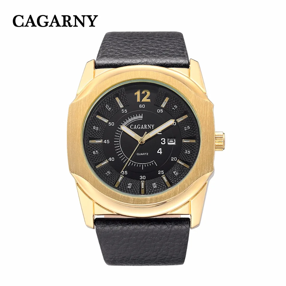 Роскошные брендовые часы мужские спортивные кварцевые золотистые зеркальные