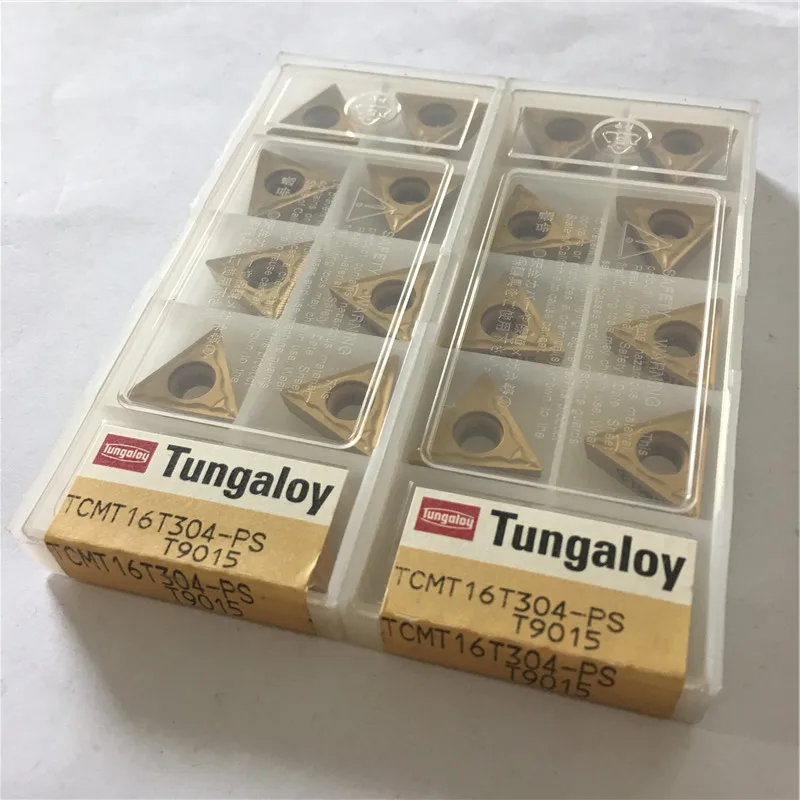 

TCMT16T304-PS T9015 100% Original TUNGALOY carbide insert with the best quality 10pcs/lot free shipping