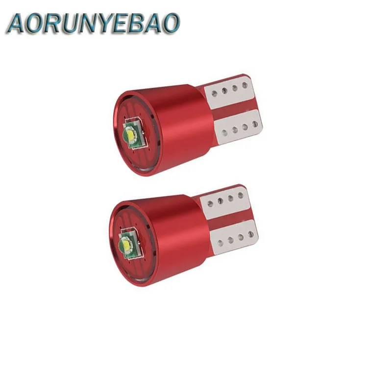 AORUNYEBAO 2x Canbus T10 192 168 W5W светодиодный светильник s CRE Chips лампа супер белый