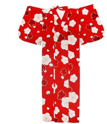 kimono (S) Японская верхняя одежда, халат, костюм, кардиган для девочек, длинное платье, v-образный вырез, вечерние, японское красное кимоно, студенческое платье - Цвет: kimono (S)