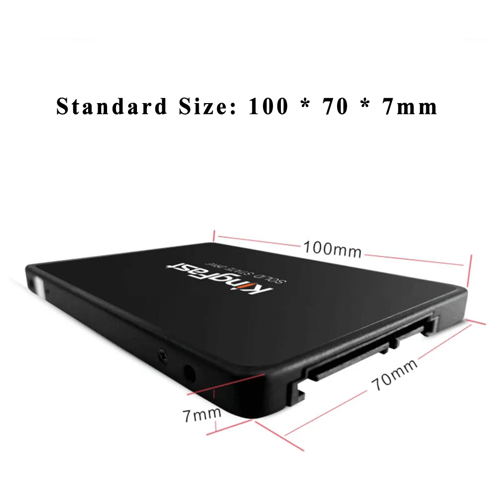 Kingfast F6 PRO 120G SSD 2,5 дюйма SATA 3,0 6 ГБ/сек. Внутренний твердотельный накопитель+ USB 3,0 HDD SSD SATA внешний 2," Корпус чехол