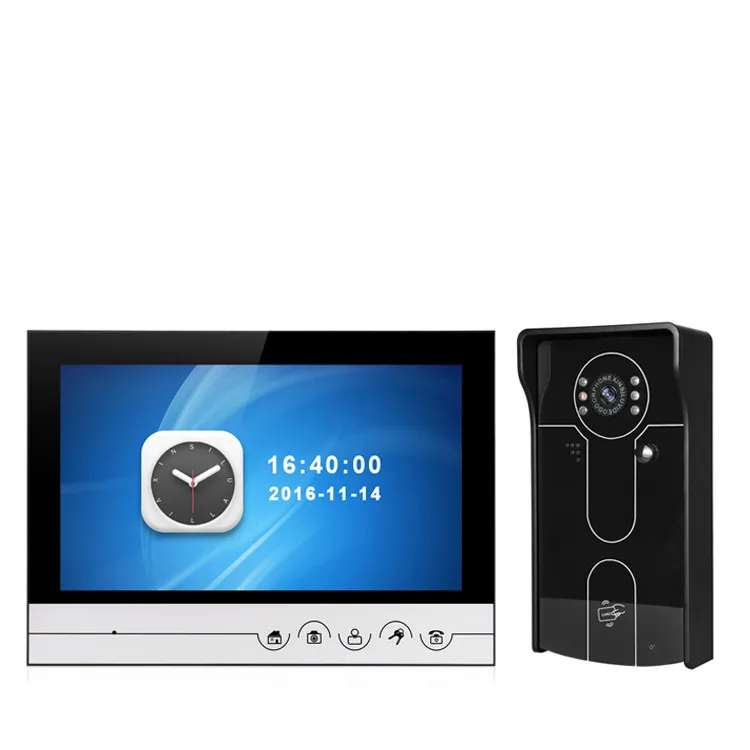 9 дюймовый большой ЖК дисплей Intercom Video Door Phone XSL V90RM IDP|intercom video door phone|video phonedoor phone |