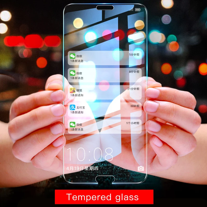 Screen Protector For Huawei Honor 8S 8A 8 9 10 Lite 10i 20i V9 Play 8X 8C 7C 7A 6C Pro with White Edge Eliminate Revising Liquid | Мобильные