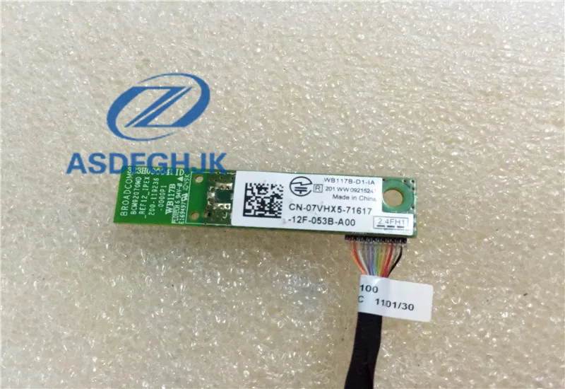 Оригинал для Dell BROADCOM Bluetooth модуль платы компонентов P / N: 07VHX5 7VHX5 (LAP28) 100% ТЕСТ