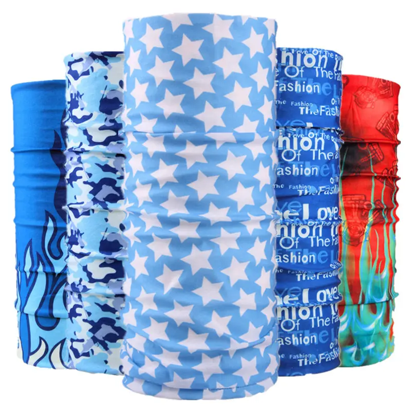 

10pcs/lot Buffe Summer Outdoor Sports Scarf Cycling Bandana Bicycle Bike Face Shield Mask Riding Neck Gaiter For Female Male