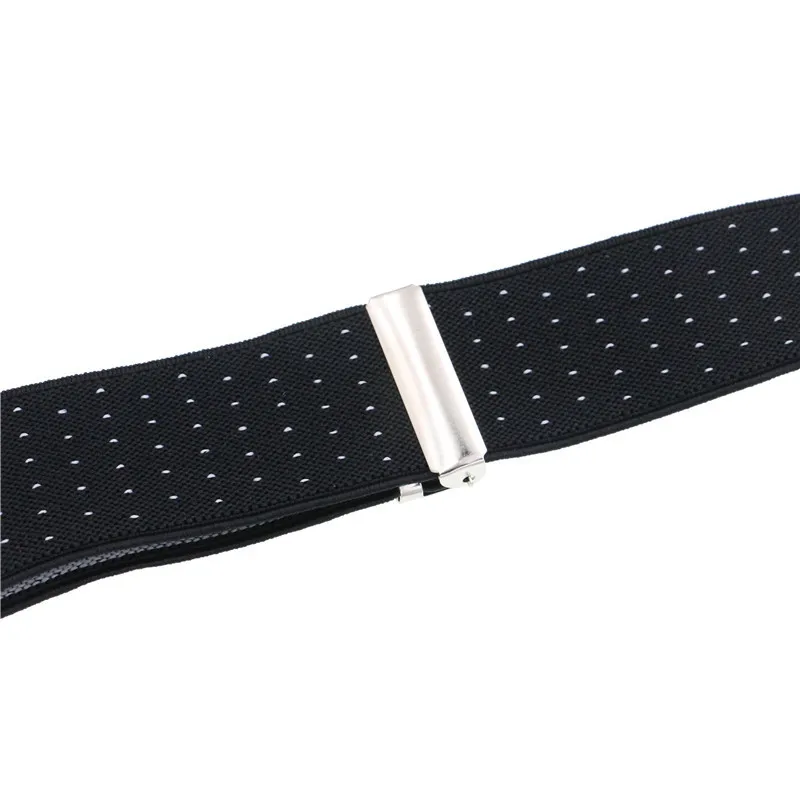 Real Leather Jacquard Dot Point Pattern Vintage 6 Clips 3.5cm Width Women Men Suspender Top Box Packing Casual Wear Wedding | Аксессуары