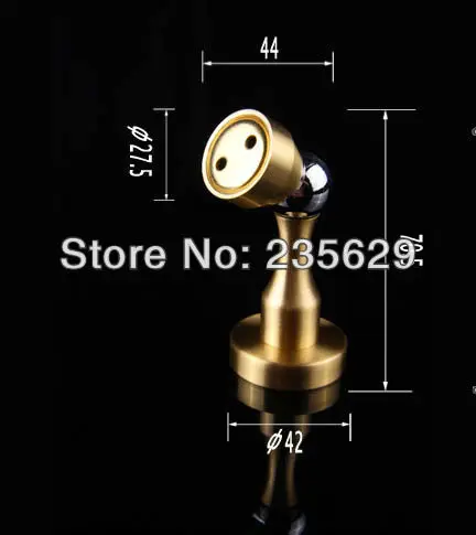 

Free Shipping, Brass Door Stopper, suitable for interior doors, Door Holders For Sale, High suction