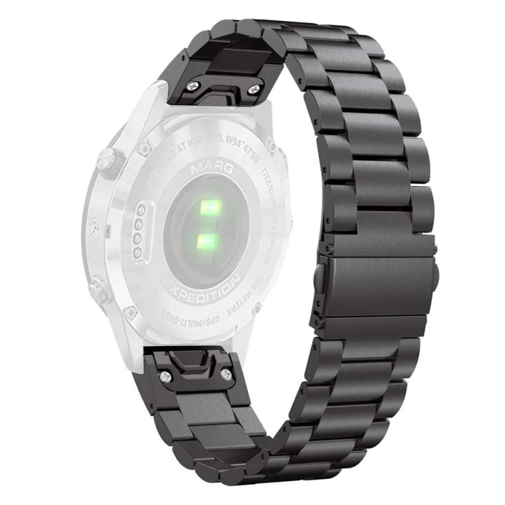 Сменный ремешок из нержавеющей стали для Garmin MARQ 5, стильные Смарт-часы, роскошный браслет, быстросъемный, легко подходит, 19May3