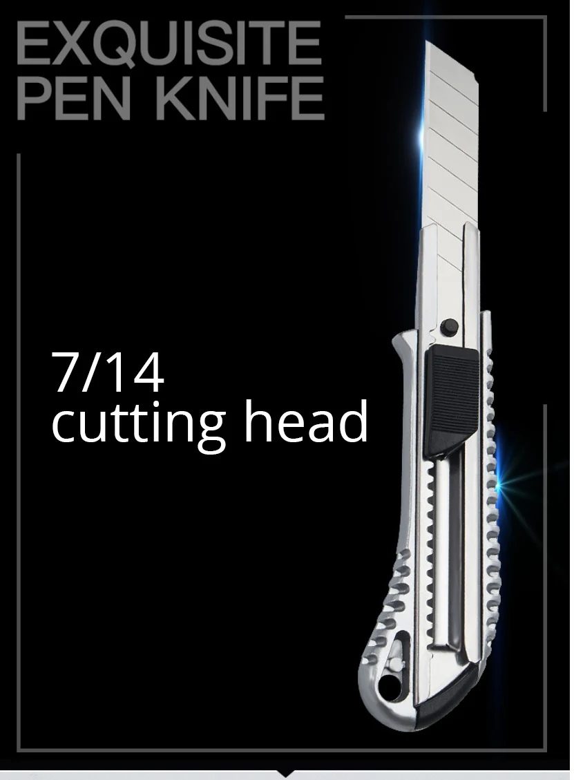 1 шт. стальной универсальный нож из нержавеющей стали роскошный металлический