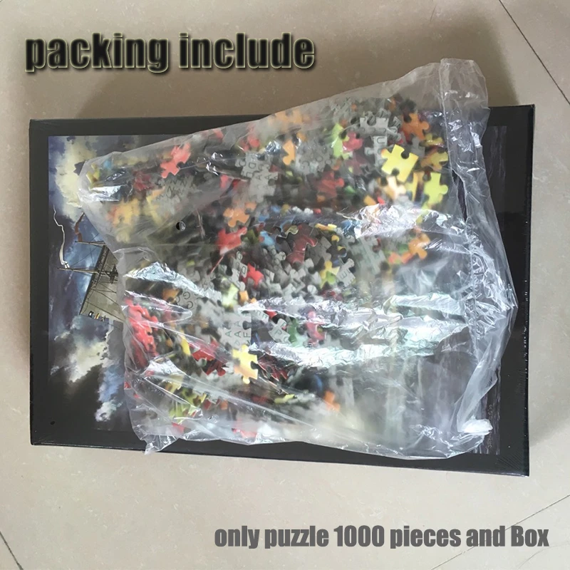 

MOMEMO The Sailboat Paper Puzzle 1000 Pieces Adults Paper Puzzle Assembling Puzzles 1000 Pieces Toys Landscape Jigsaw Puzzle