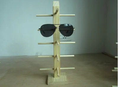 Стеллаж для очков деревянная подвесная полка хранения солнцезащитных 4