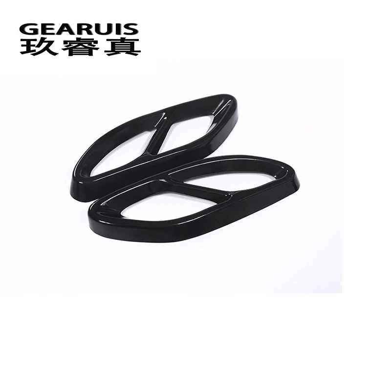 

Car Styling Tail Throat Exhaust Pipe Decoration Cover Sitcker Trim For Mercedes Benz GLC C E Class W213 W205 Auto Accessories