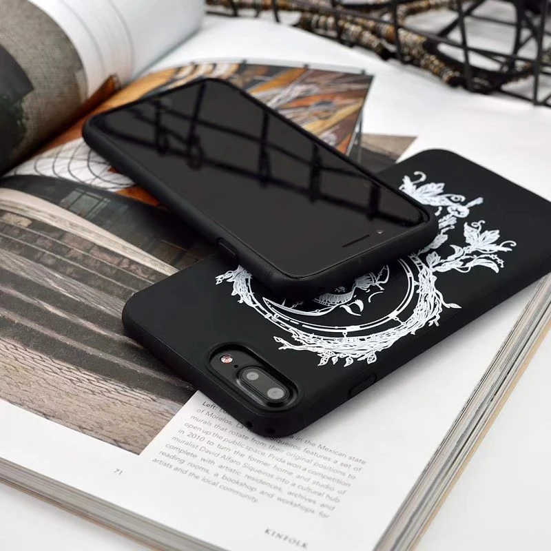Dreamcatcher Secret Garden Окрашенные ТПУ Чехол Для iPhone 6 s 7 искусство Pattern Задняя Крышка Плюс
