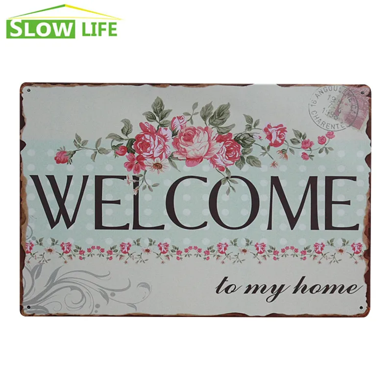 Sweet Home металлическая банка знак Семья декор стен для дома металлический Винтаж