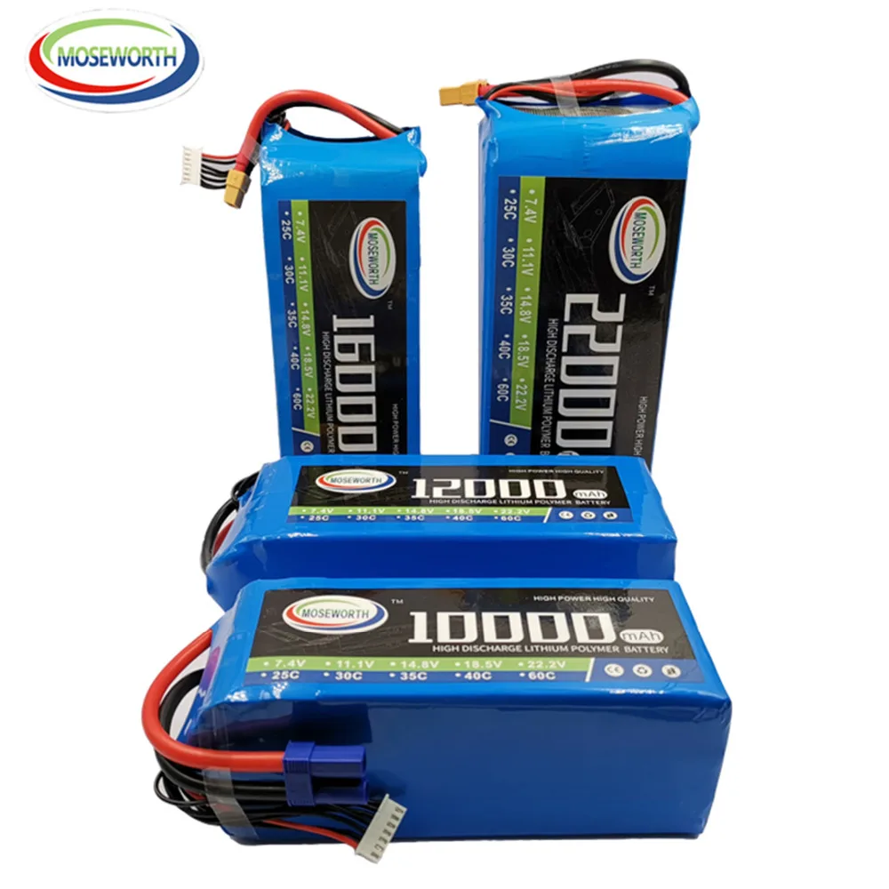 Радиоуправляемый самолет LiPo аккумулятор 22,2 V 12000mAh 25C 6S для радиоуправляемый самолет, Квадрокоптер автомобиль Лодка вертолет 6S RC батареи LiPo 22,2 V
