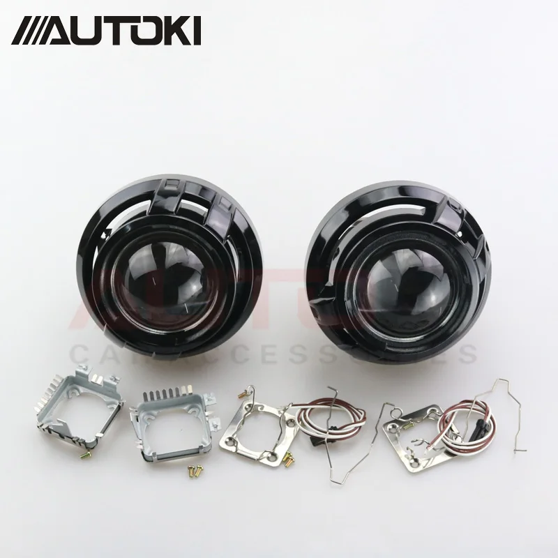 Автомобильный биксеноновый проектор Autoki 3 0 "Koito Q5 объектив + патрон Apollo 1 D1S D2H D2S