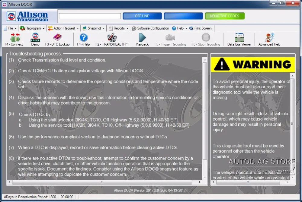 Universa Allison DOC для ПК Сервис Инструмент 2 2017 программное обеспечение + Разблокировка