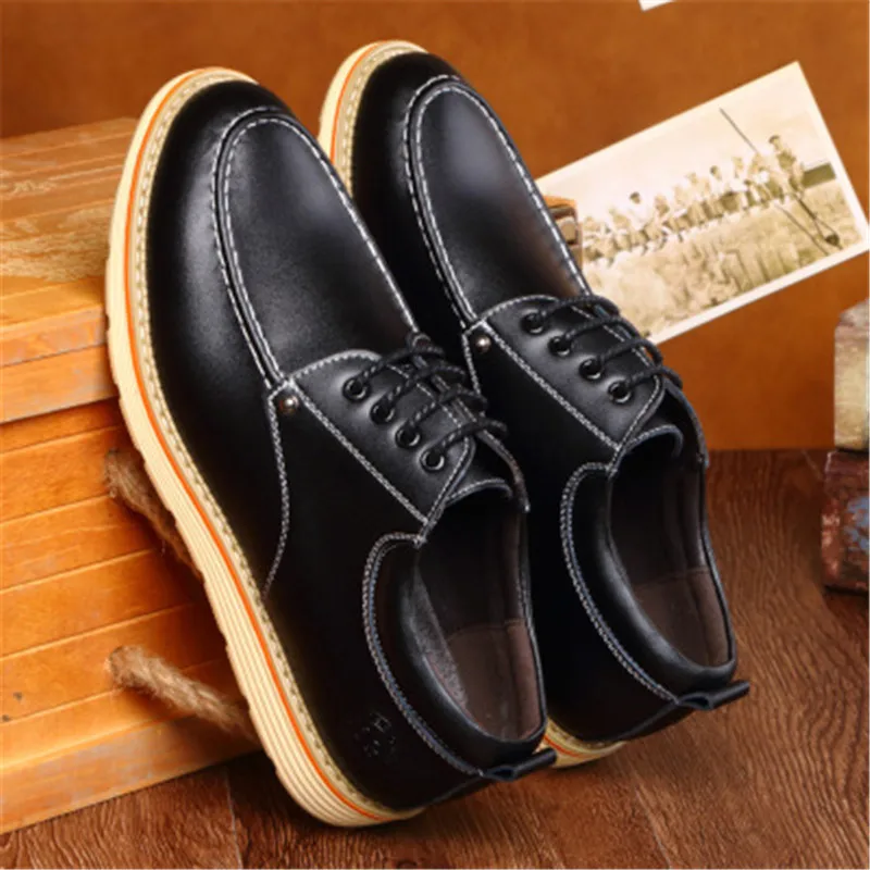 Мужские туфли на плоской подошве повседневные Мягкие Мокасины брендовая
