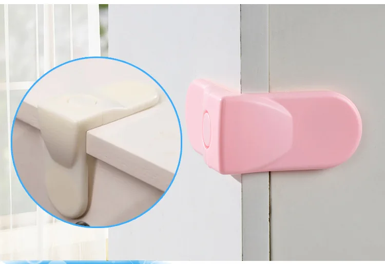 5 шт./лот пластиковый замок для шкафа ящика холодильника туалета двери Детская