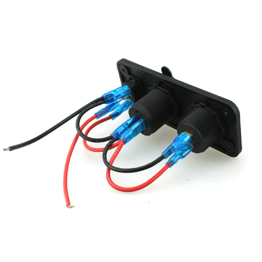 12V морской Лодка Грузовик RV Мотоцикл вольтметр с 4.2A двойной USB Автомобильное