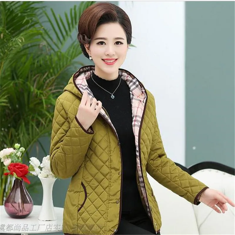 Новинка 2017 осенне-зимняя модная короткая куртка для женщин среднего и старшего