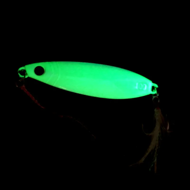 

1pcs/lot 9.5cm100gknife Jigging Metal Spoon High Quality VIB artificial bait boat fishing lures lead fish