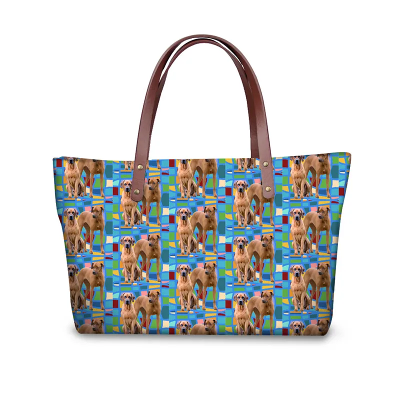 YQ3410AL FORUDESIGNS/2 шт./компл. для женщин сумки Rhodesan Ridgeback печати рук подростков колледж Книга сумка дамы плеча Tote - Цвет: YQ3410AL