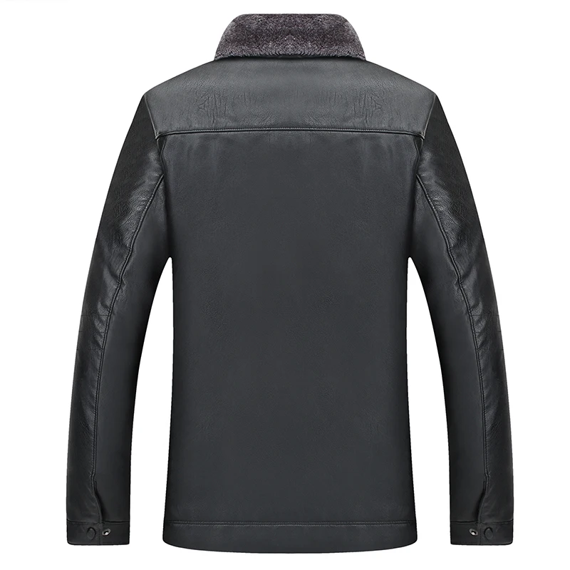 Мужская короткая куртка из натуральной овечьей кожи 10XL 8XL 6XL 5XL новая зимняя